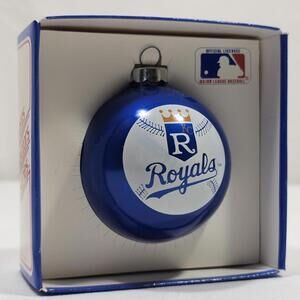 Vintage Kansas City Royals Christmas Tree Ornament. Blue NIB NEW